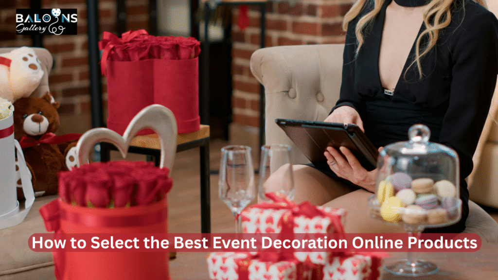 Event decoration online products